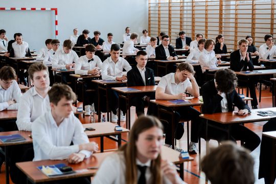 Matura z matematyki w Elektroniku (zdjęcia)