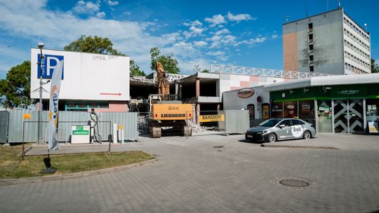 Rozbiórka parkingu Park & Ride (zdjęcia)