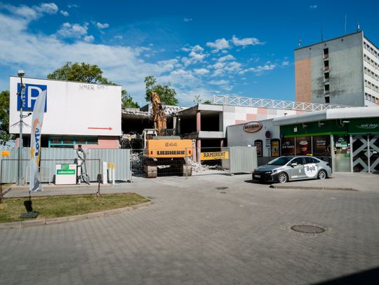 Rozbiórka parkingu Park & Ride (zdjęcia)