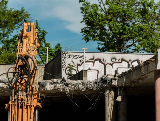 Rozbiórka parkingu Park & Ride (zdjęcia)