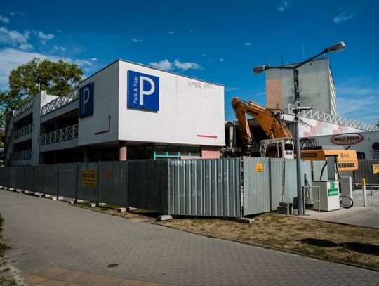 Rozbiórka parkingu Park & Ride (zdjęcia)