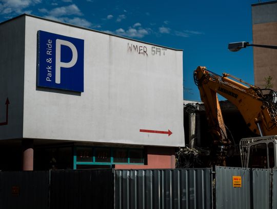 Rozbiórka parkingu Park & Ride (zdjęcia)