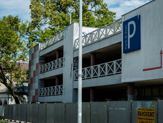 Rozbiórka parkingu Park & Ride (zdjęcia)