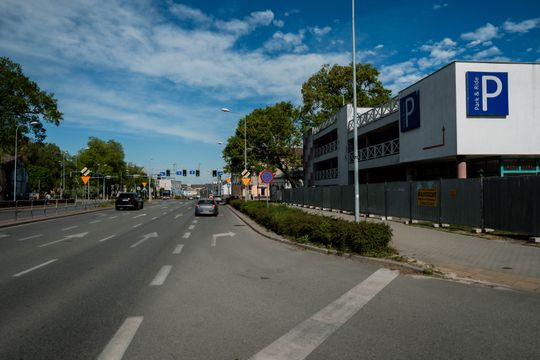 Rozbiórka parkingu Park & Ride (zdjęcia)