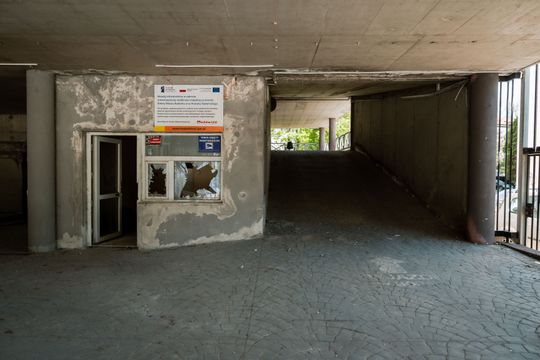 Rozbiórka parkingu Park & Ride (zdjęcia)