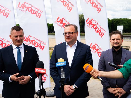 Konferencja prasowa dot. koncertu plenerowego z okazji 50. rocznicy Radomskiego Czerwca (zdjęcia)
