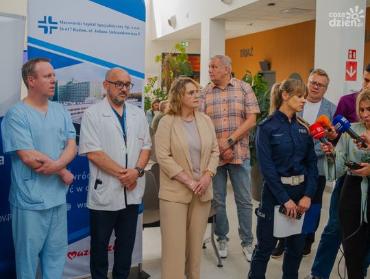 Prezentacja spotu profilaktycznego Policji Mazowieckiej (zdjęcia)