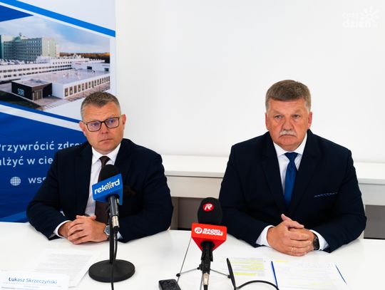 Konferencja prasowa Mazowieckiego Szpitala Specjalistycznego (zdjęcia)