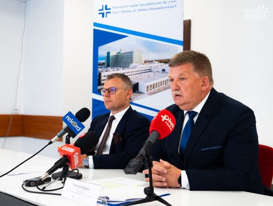 Konferencja prasowa Mazowieckiego Szpitala Specjalistycznego (zdjęcia)