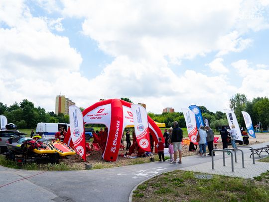 Bezpieczna kąpiel z ŚL WOPR Radom (zdjęcia)