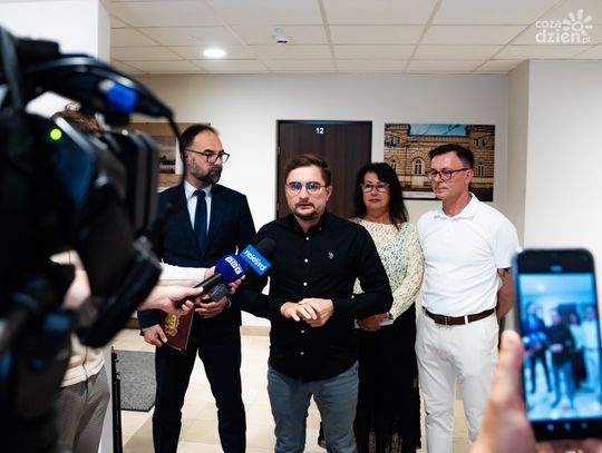Konferencja prasowa dot. Zintegrowanej Sieci Kolejowej "Korytarza Centralnego" (zdjęcia)