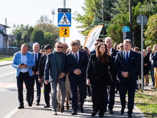 Uroczyste otwarcie drogi powiatowej Radom - Gębarzów - Polany (zdjęcia)