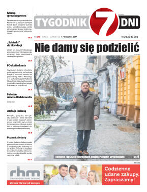 Nowy Bezpłatny Tygodnik "7 Dni" do pobrania - strona 1