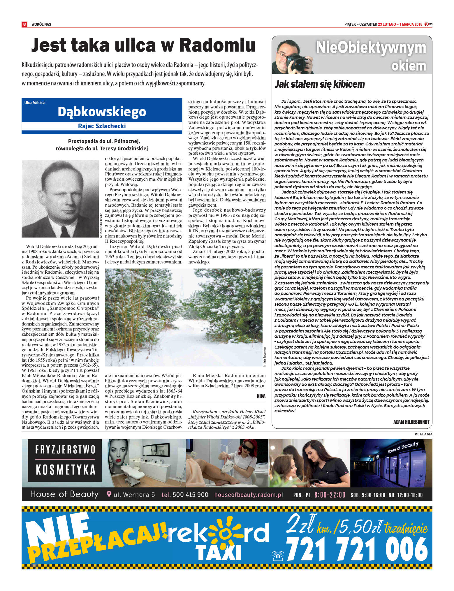 Tygodnik "7 Dni" nr 624 z dn. 23.02.2018 - strona 8