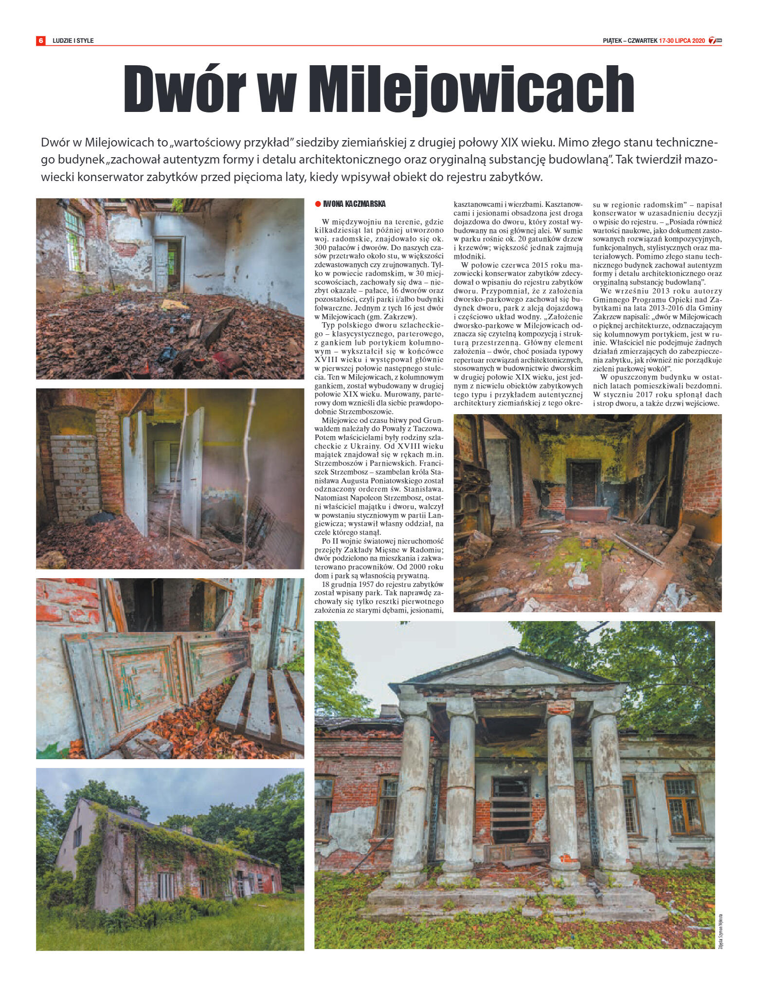 Tygodnik "7 Dni" nr 731 z 17.07.2020 - strona 6