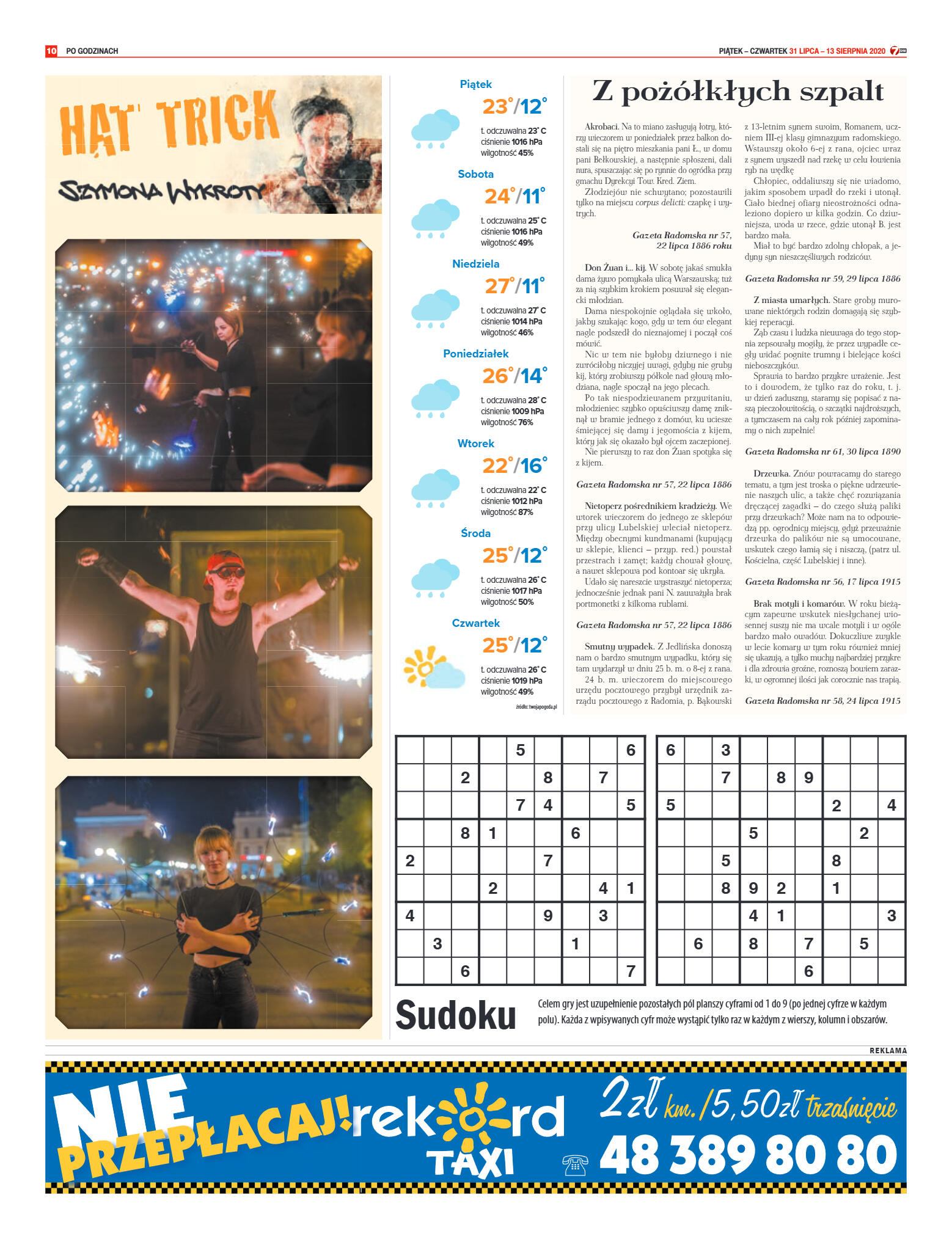 Tygodnik "7 Dni" nr 732 z 31.07.2020 - strona 10