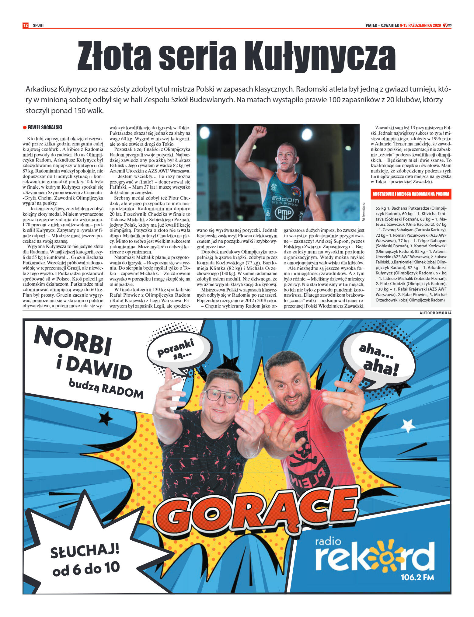 Tygodnik "7 Dni" nr 740 z 9.10.2020 - strona 12