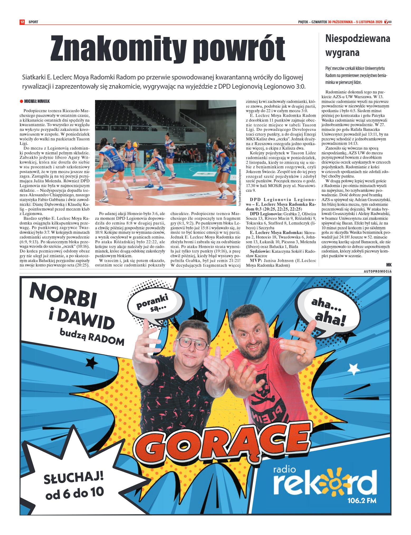 Tygodnik "7 Dni" nr 742 z 30.10.2020 - strona 12