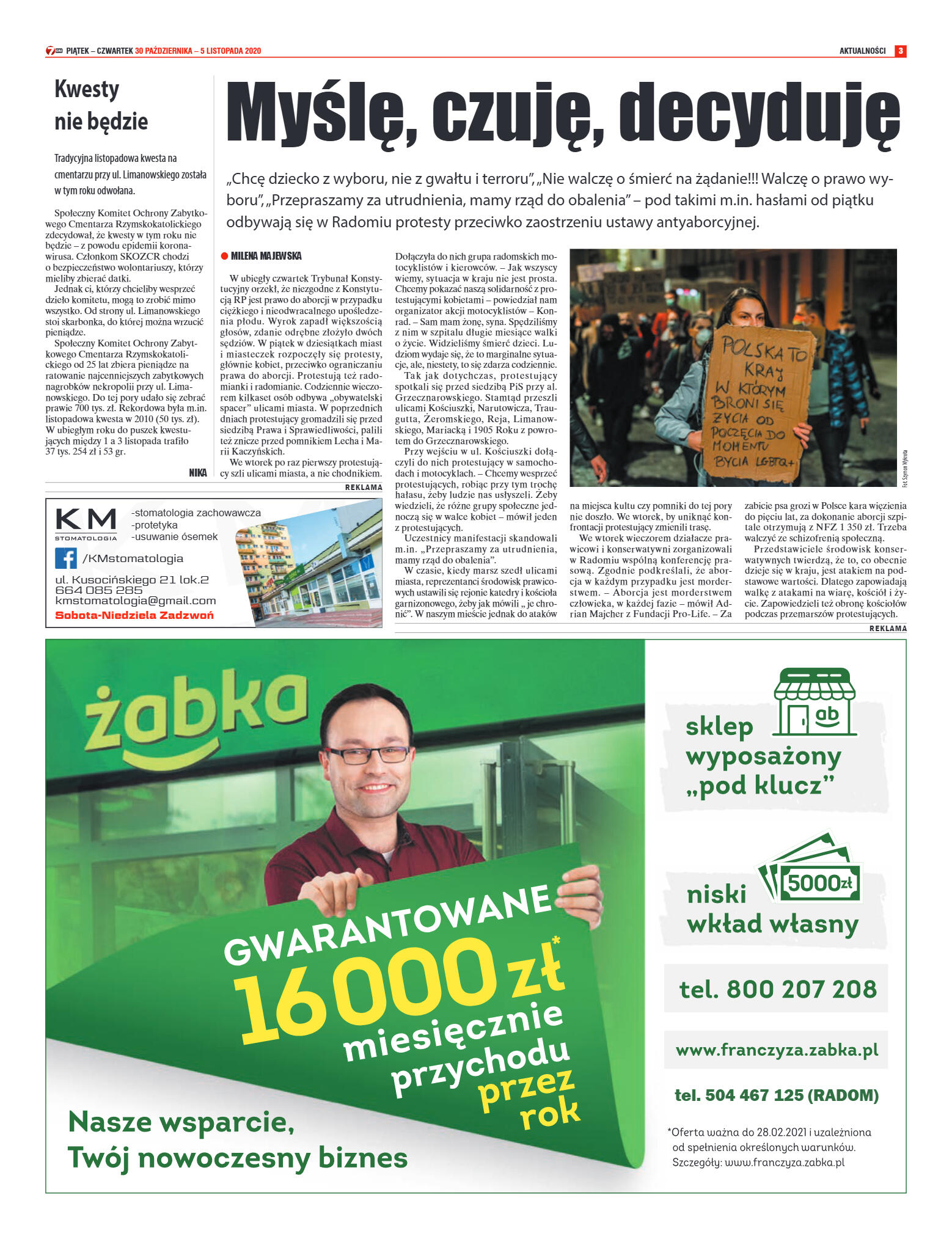 Tygodnik "7 Dni" nr 742 z 30.10.2020 - strona 3