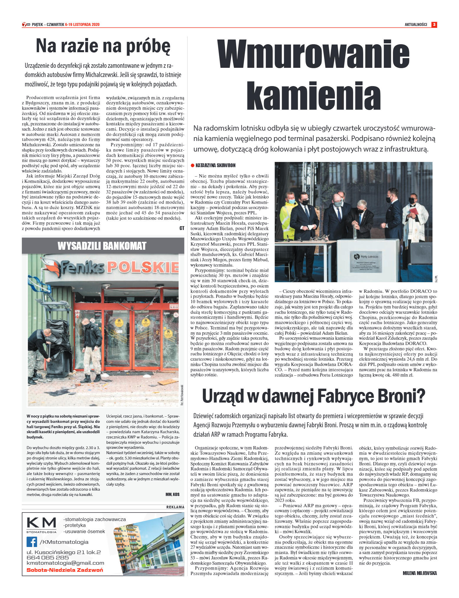 Tygodnik "7 Dni" nr 743 z 6.11.2020 - strona 3