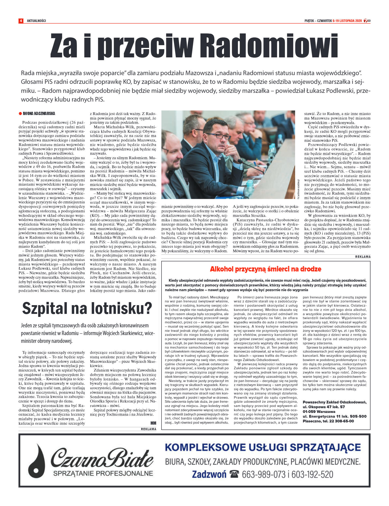 Tygodnik "7 Dni" nr 743 z 6.11.2020 - strona 4