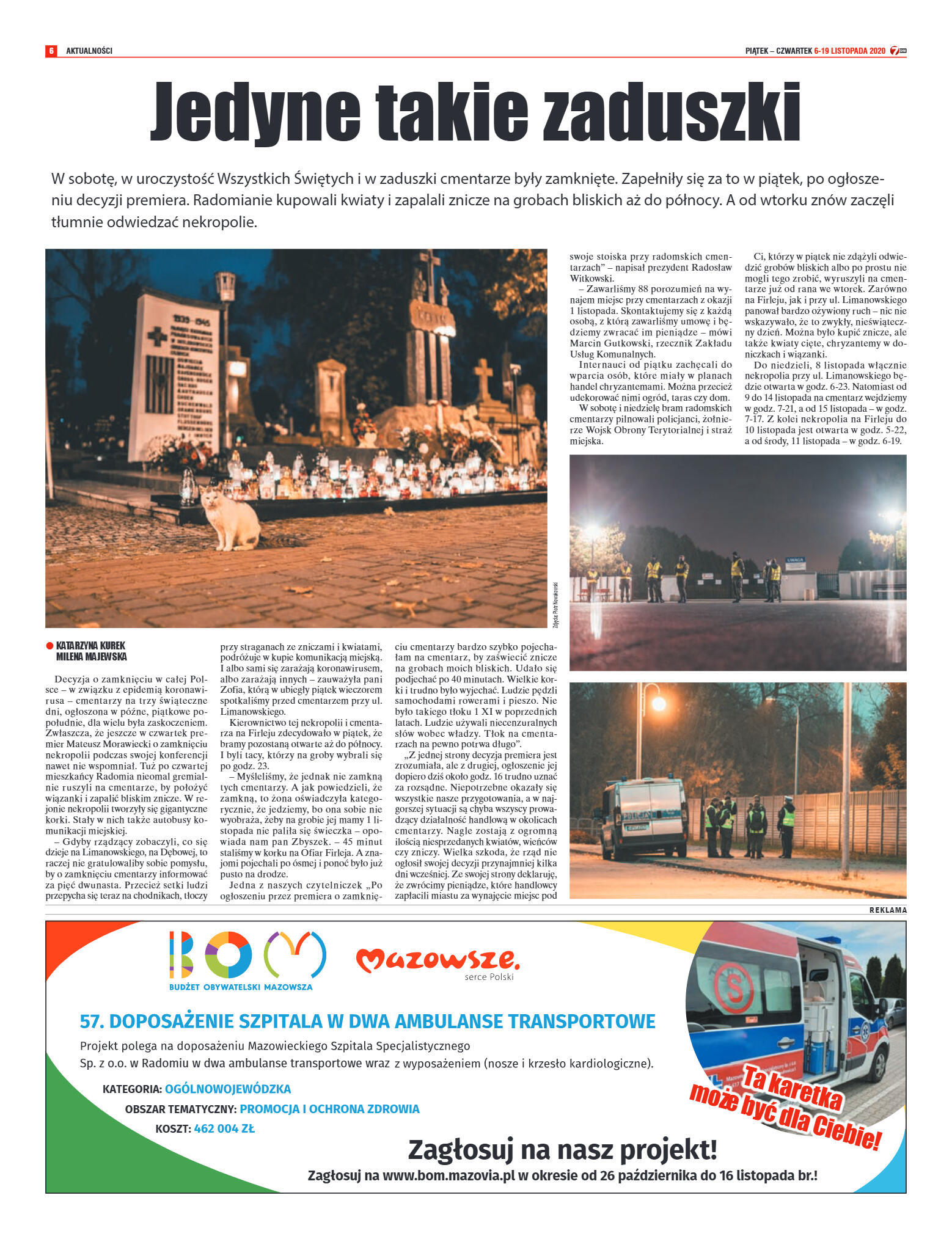 Tygodnik "7 Dni" nr 743 z 6.11.2020 - strona 6