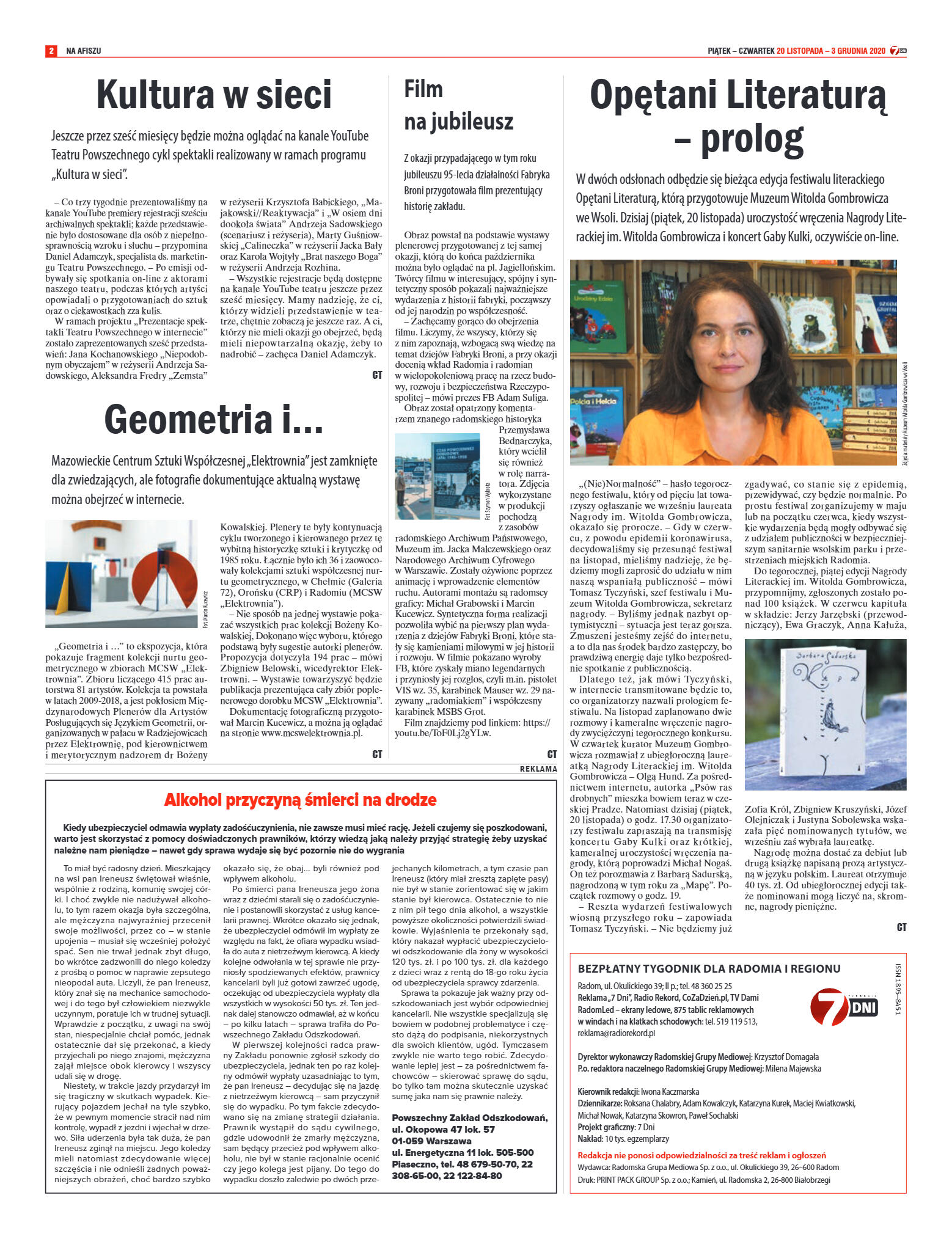 Tygodnik "7 Dni" nr 744 z 20.11.2020 - strona 2