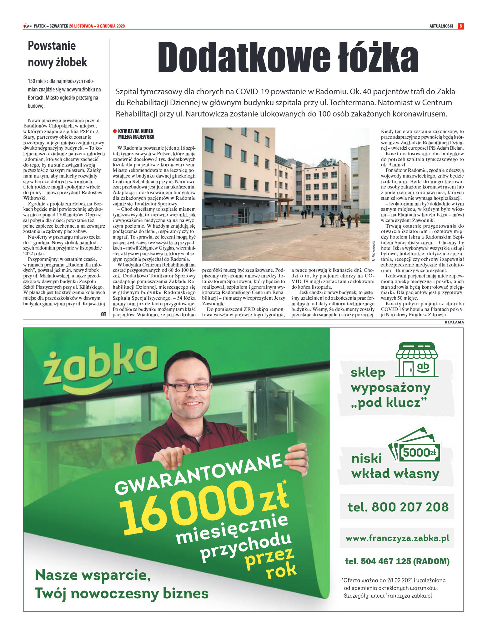 Tygodnik "7 Dni" nr 744 z 20.11.2020 - strona 5