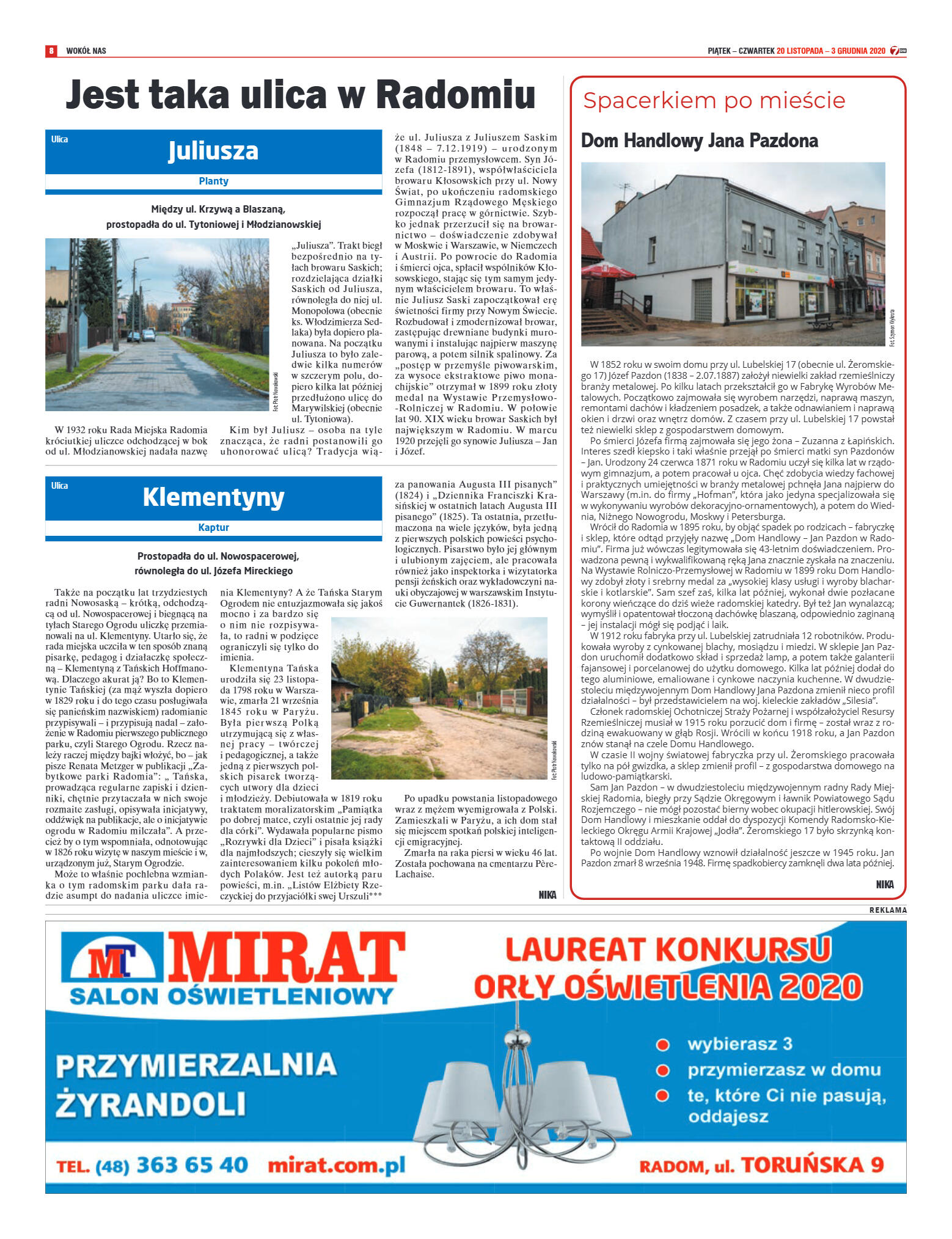 Tygodnik "7 Dni" nr 744 z 20.11.2020 - strona 8