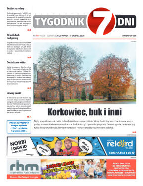 Tygodnik "7 Dni" nr 744 z 20.11.2020 - strona 1