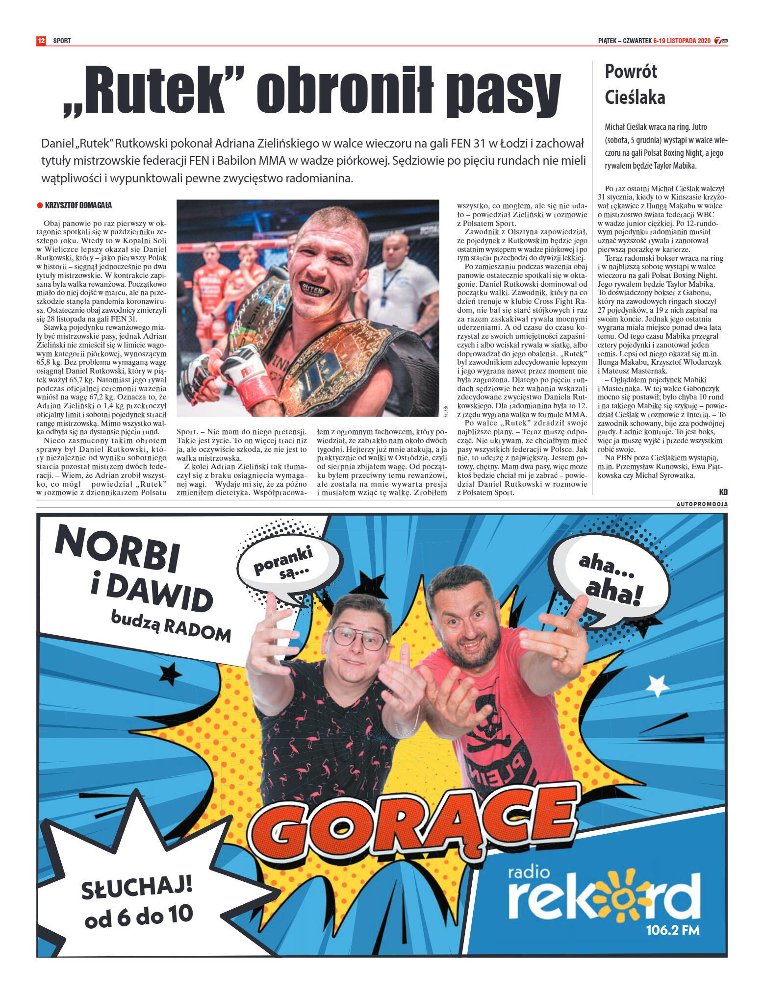 Tygodnik "7 Dni" nr 745 z 04.12.2020 - strona 12