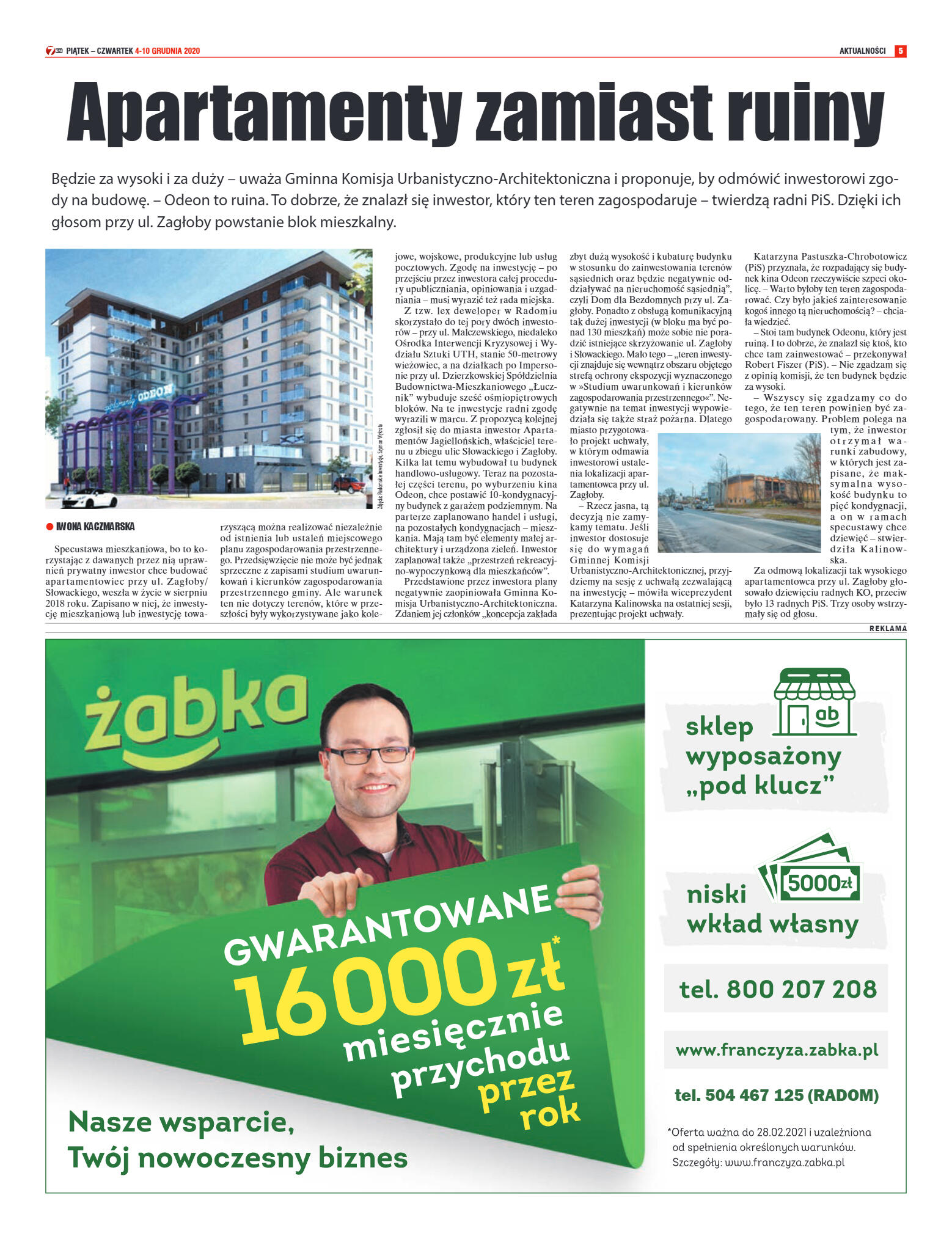 Tygodnik "7 Dni" nr 745 z 04.12.2020 - strona 5