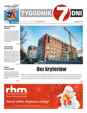 Tygodnik "7 Dni" nr 745 z 04.12.2020 - strona 1