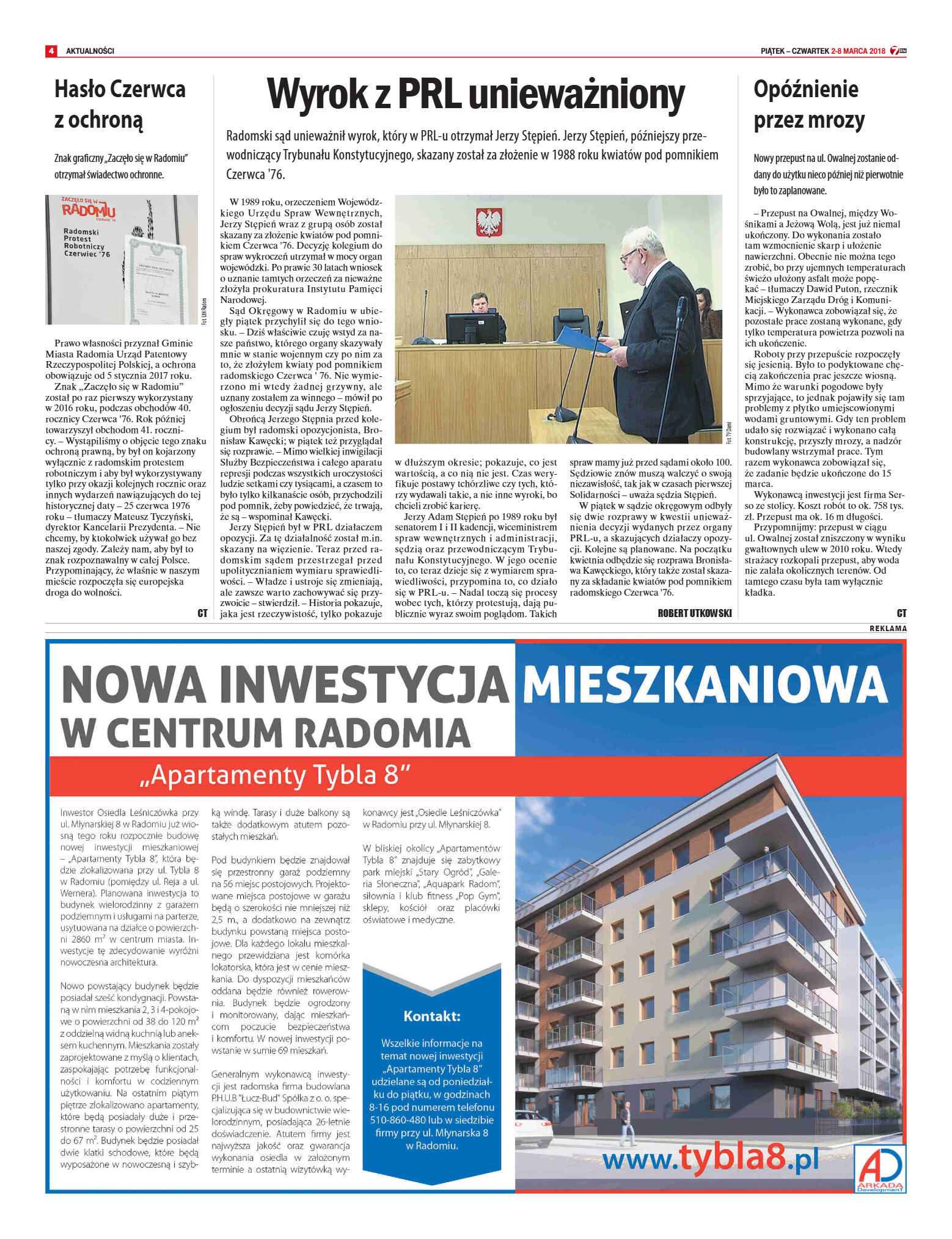 Tygodnik "7 Dni" nr 625 z dn. 2.03.2018 - strona 4