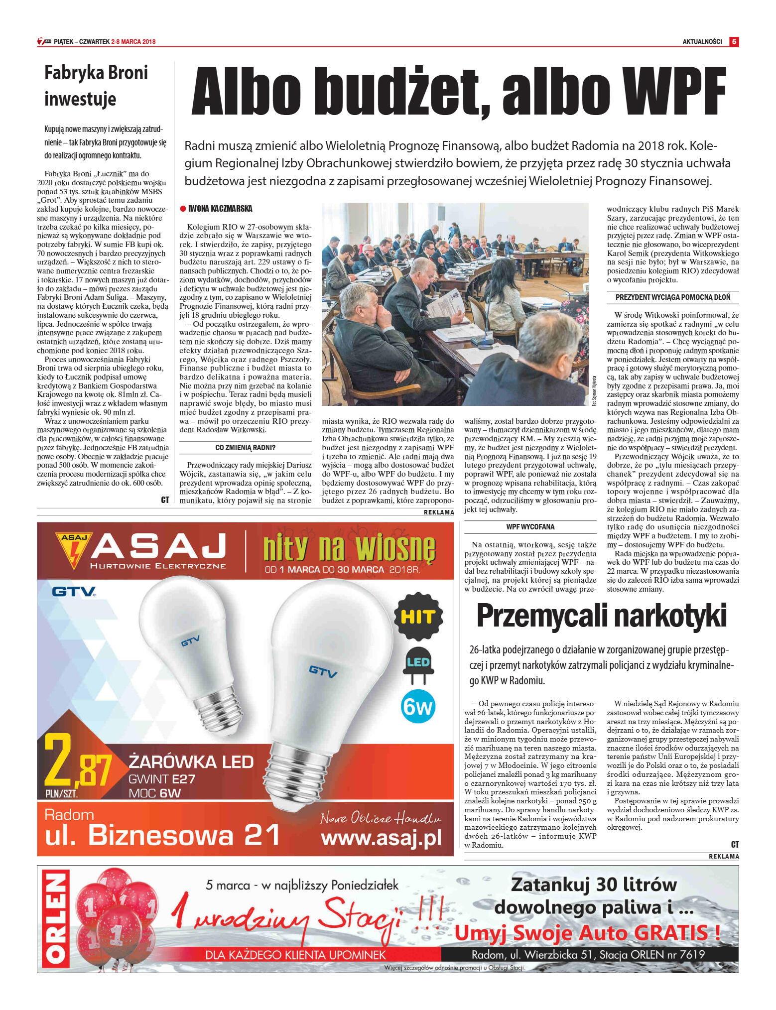 Tygodnik "7 Dni" nr 625 z dn. 2.03.2018 - strona 5