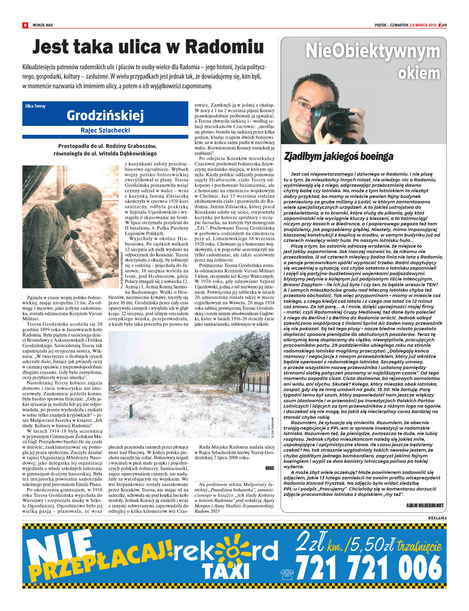 Tygodnik "7 Dni" nr 625 z dn. 2.03.2018 - strona 7