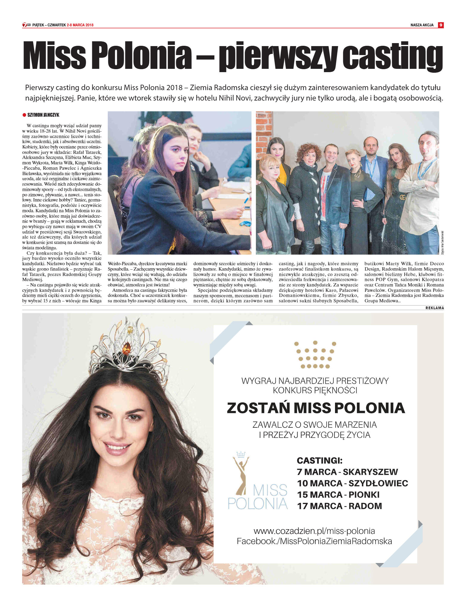 Tygodnik "7 Dni" nr 625 z dn. 2.03.2018 - strona 8