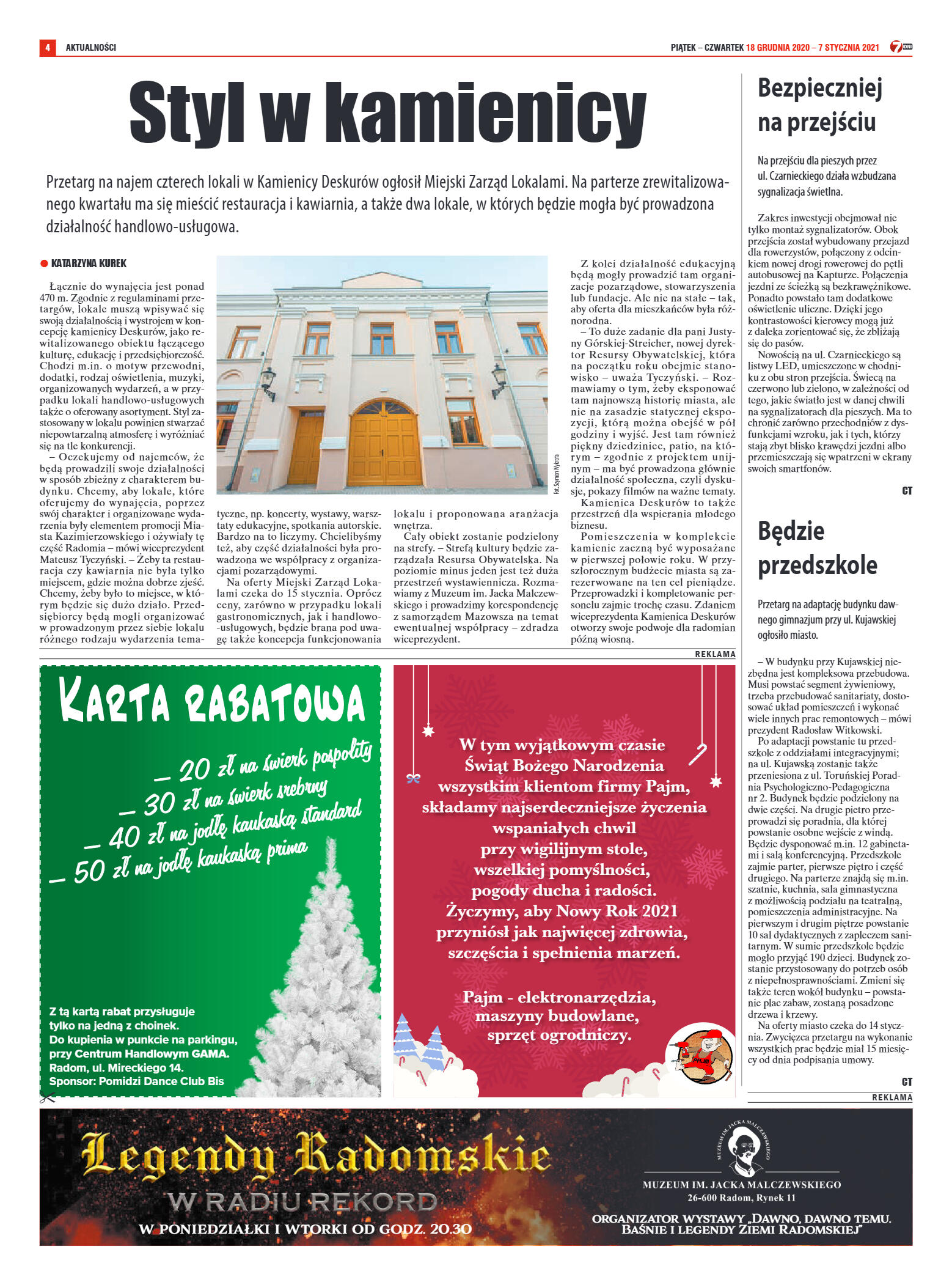 Tygodnik "7 Dni" nr 747 z 18.12.2020 - strona 4