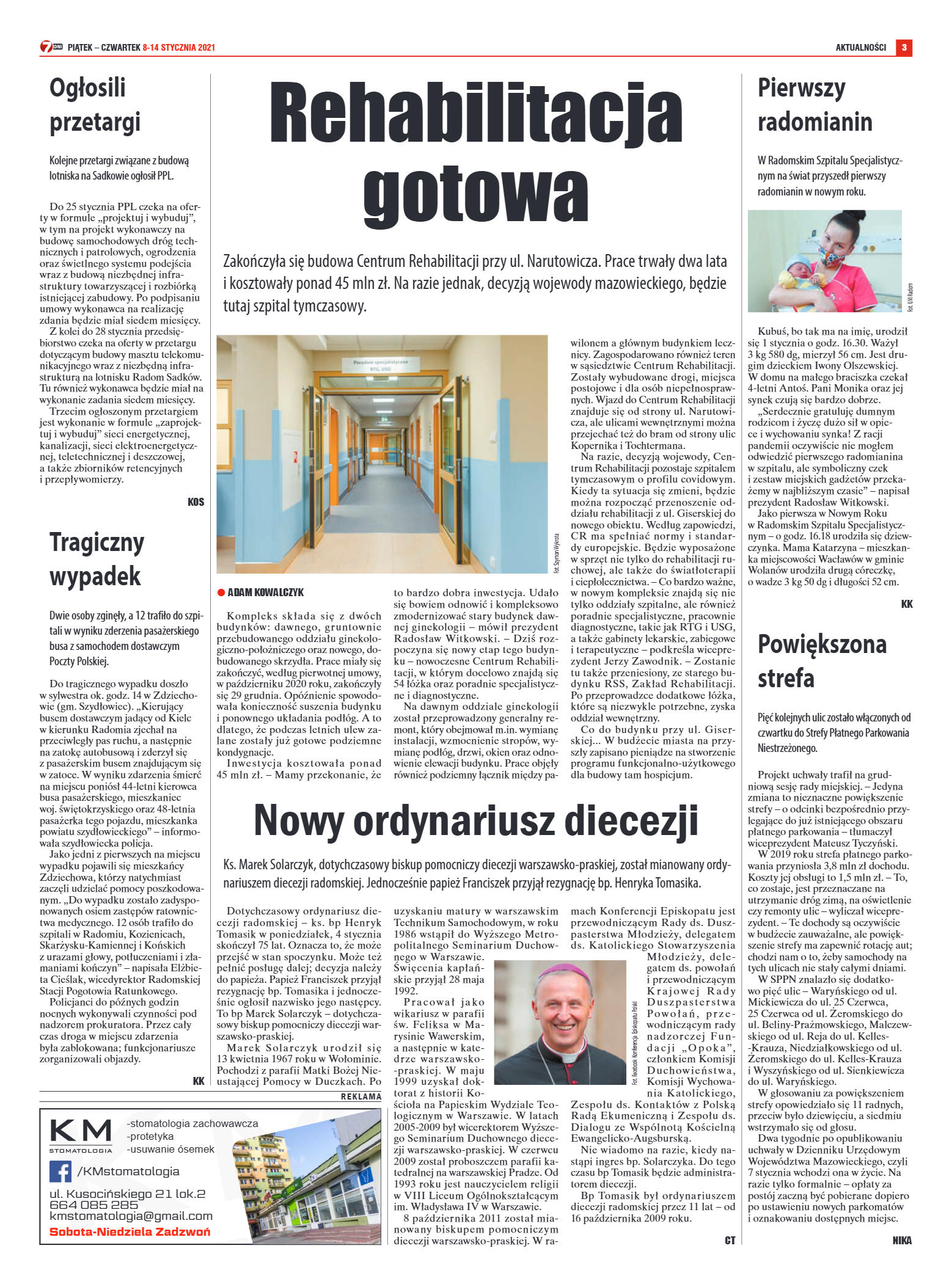 Tygodnik "7 Dni" nr 748 z dn. 8.01.2021 - strona 3