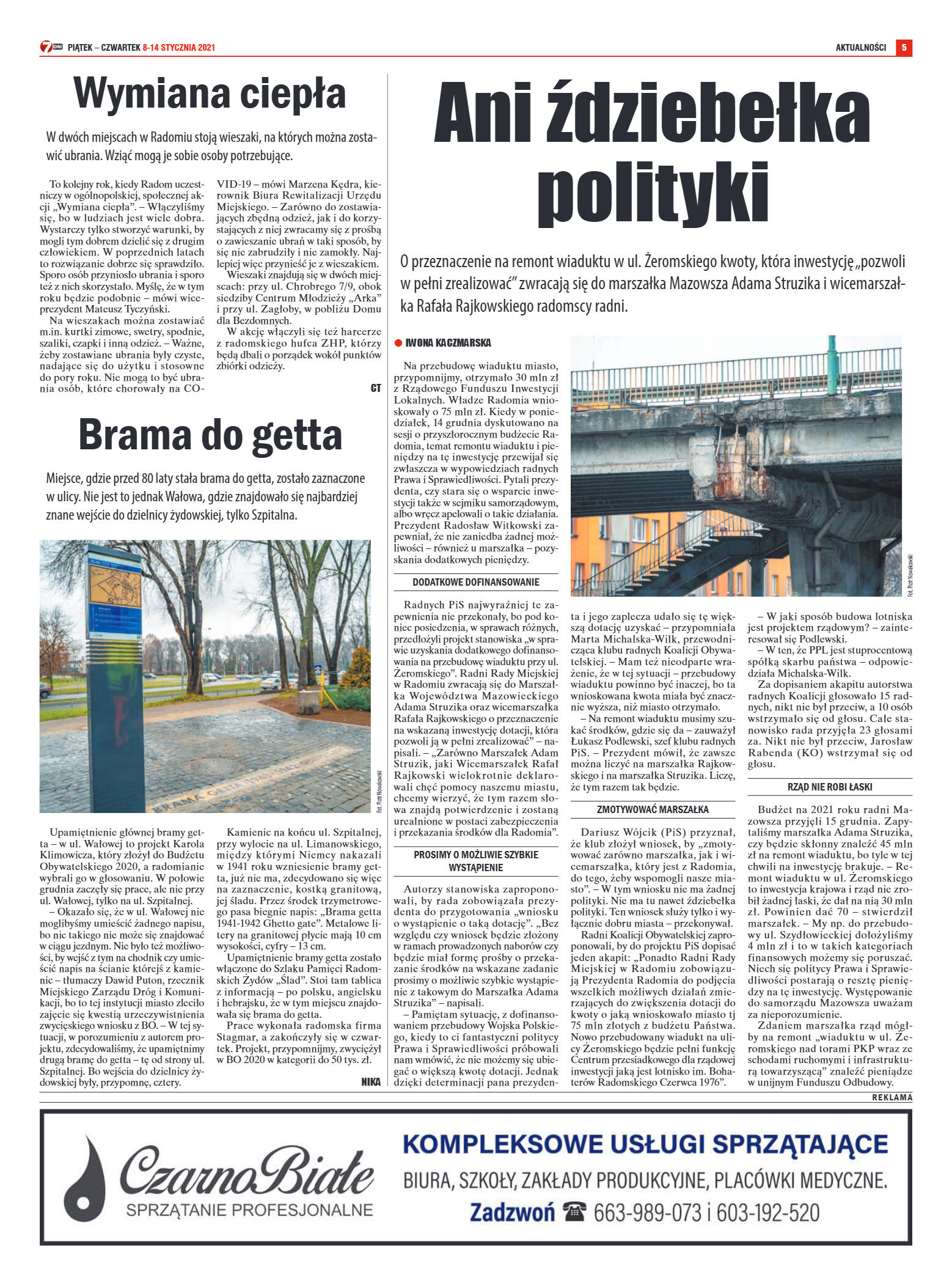 Tygodnik "7 Dni" nr 748 z dn. 8.01.2021 - strona 5
