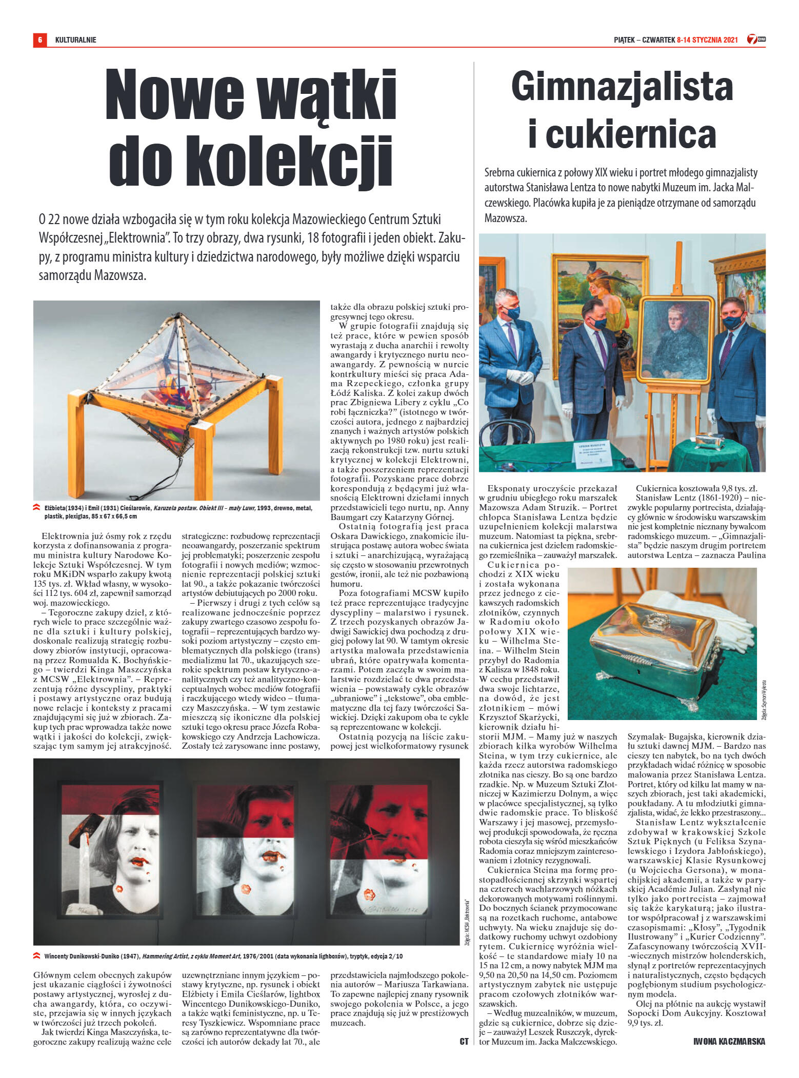 Tygodnik "7 Dni" nr 748 z dn. 8.01.2021 - strona 6