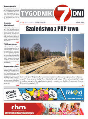 Tygodnik "7 Dni" nr 749 z dn. 15.01.2021 - strona 1