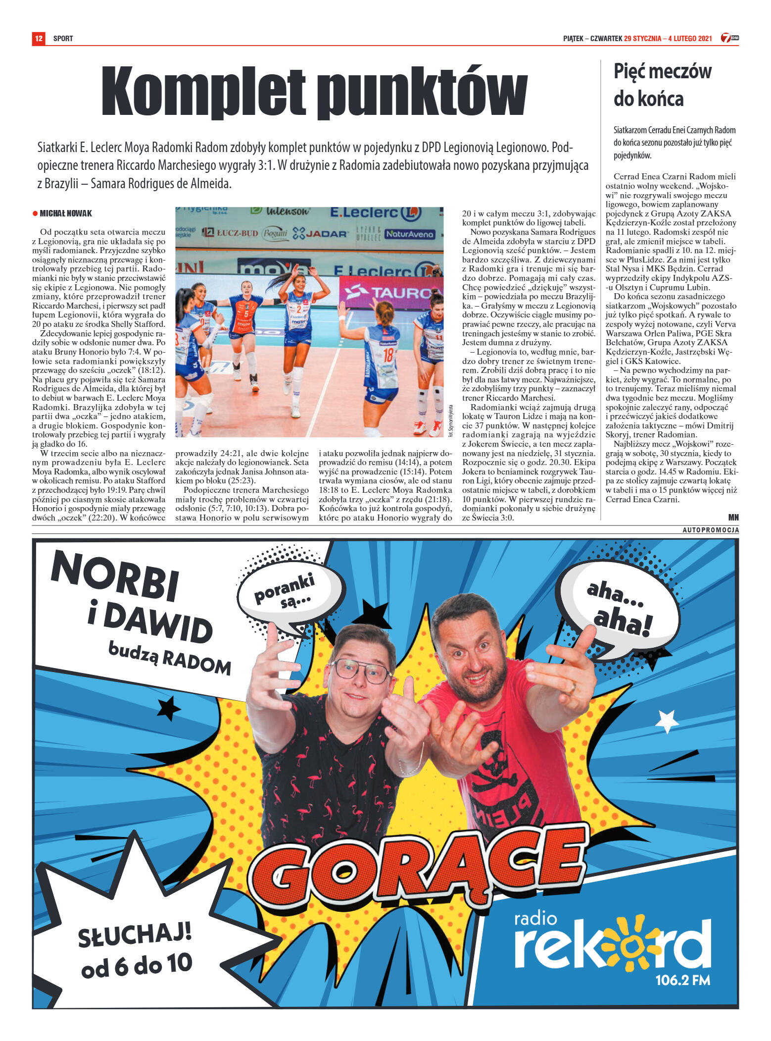 Tygodnik "7 Dni" nr 751 z dn. 29.01.2021 - strona 12