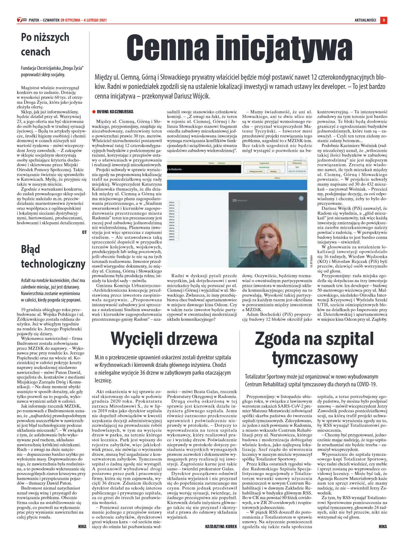 Tygodnik "7 Dni" nr 751 z dn. 29.01.2021 - strona 3