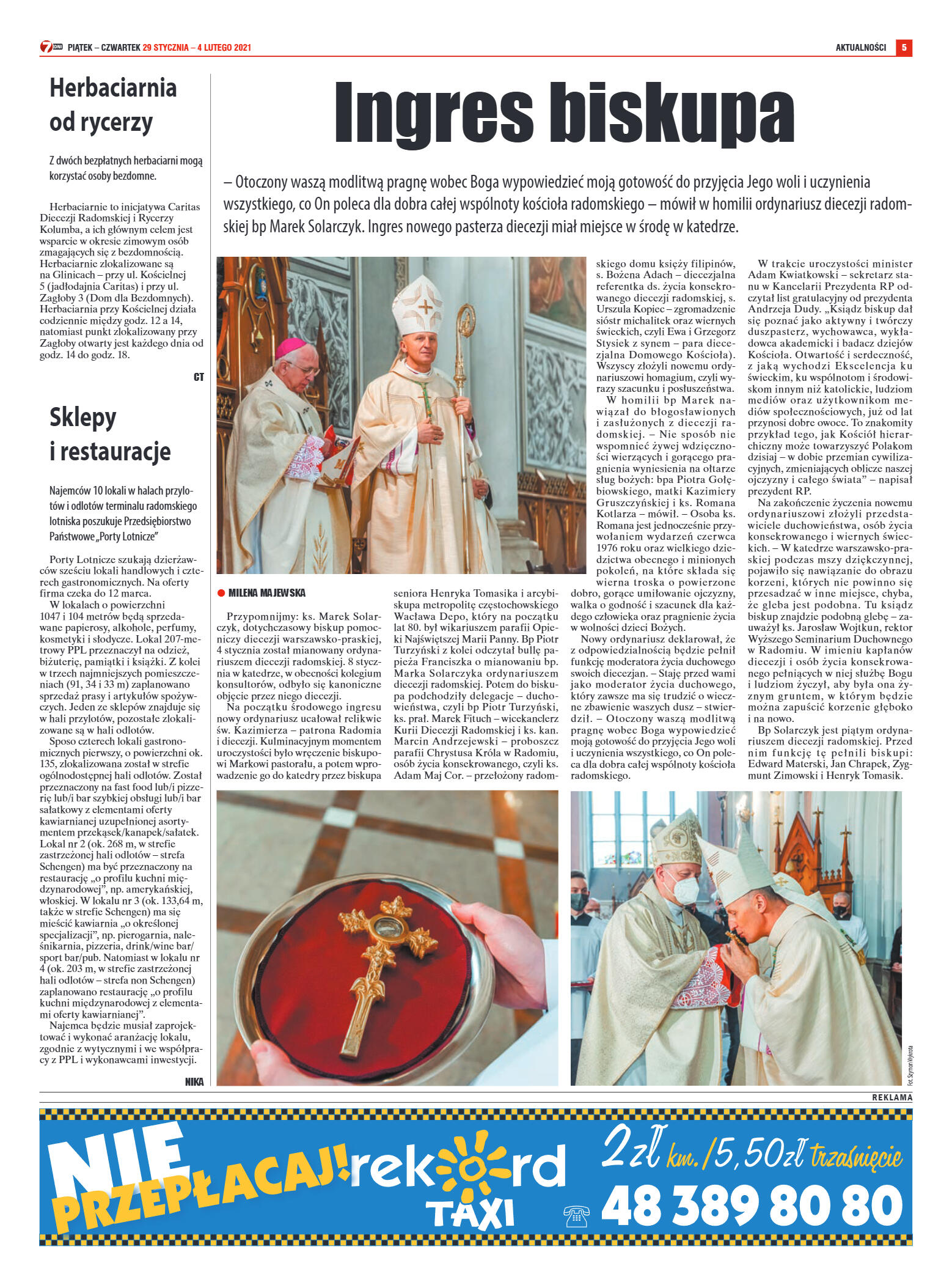 Tygodnik "7 Dni" nr 751 z dn. 29.01.2021 - strona 5