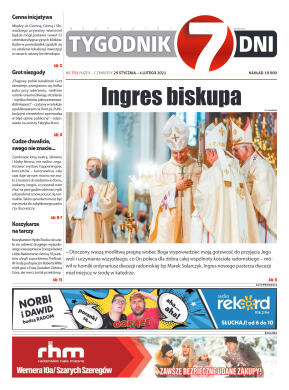 Tygodnik "7 Dni" nr 751 z dn. 29.01.2021 - strona 1