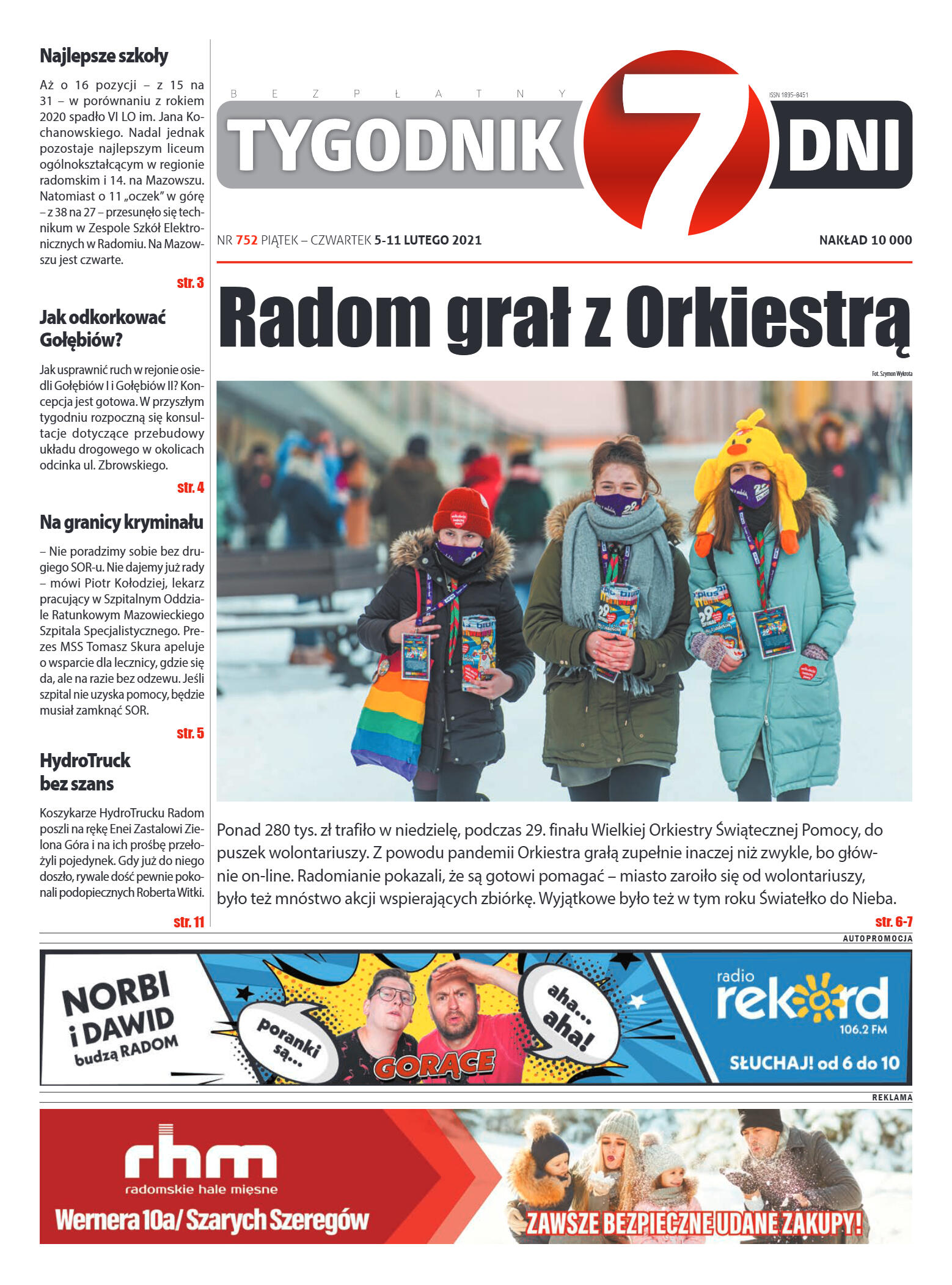 Tygodnik "7 Dni" nr 752 z dn. 05.02.2021 - strona 1