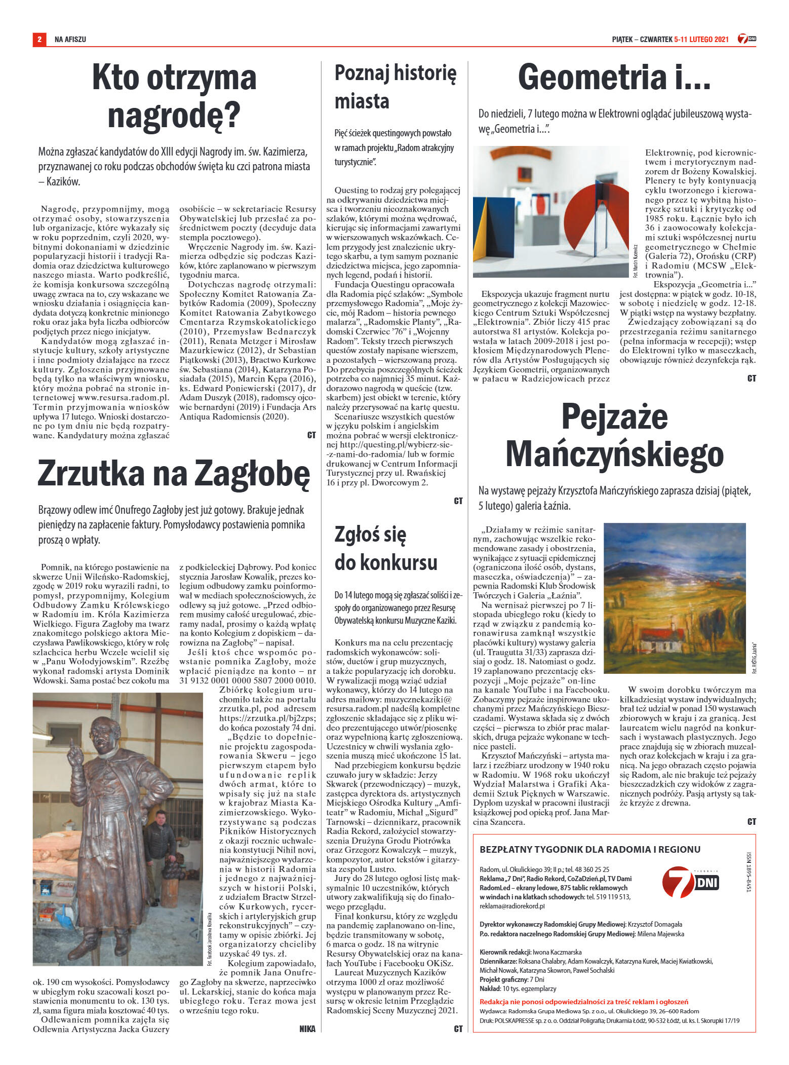 Tygodnik "7 Dni" nr 752 z dn. 05.02.2021 - strona 2