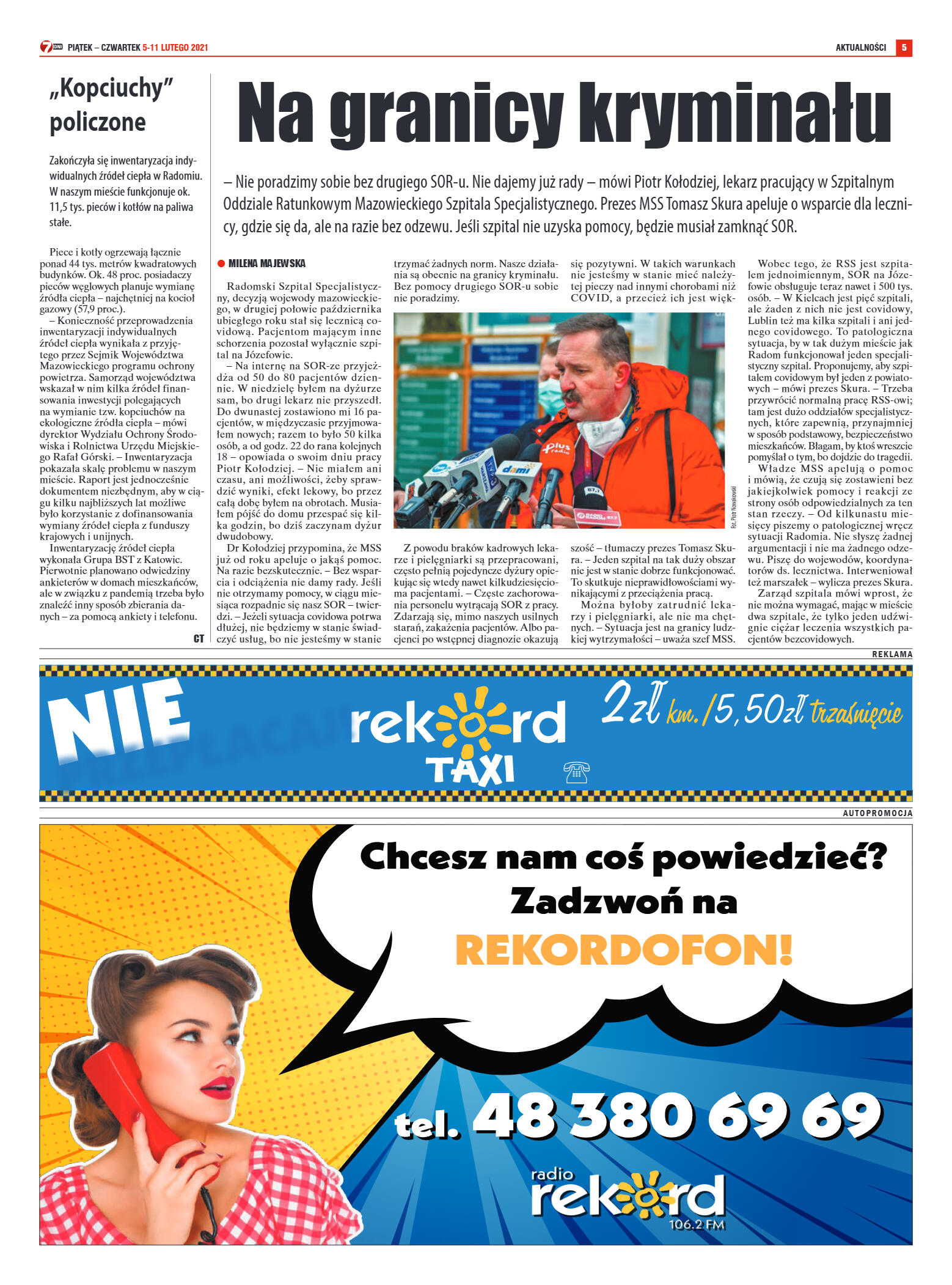 Tygodnik "7 Dni" nr 752 z dn. 05.02.2021 - strona 5