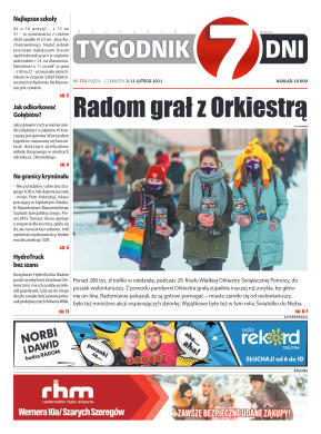 Tygodnik "7 Dni" nr 752 z dn. 05.02.2021 - strona 1